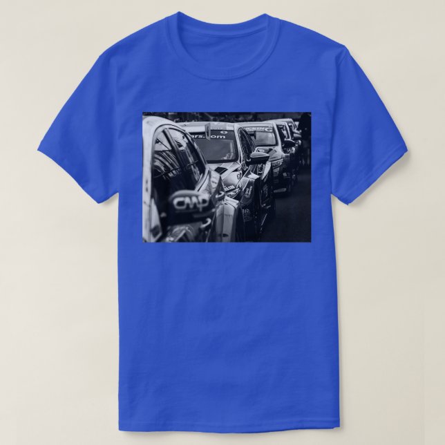 BTCC British Toring Car Lineup T Shirt (Design framsida)