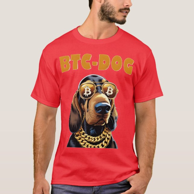 BTCDOG-pojkvännen T Shirt (Framsida)