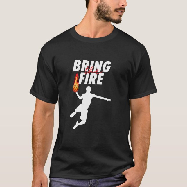 Btf Basket Baller av Berts T Shirt (Framsida)