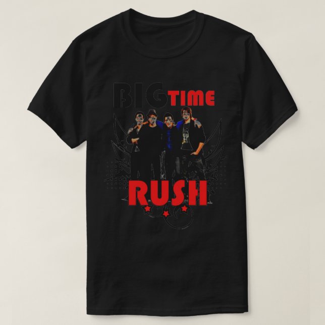 BTR Big Time Rush Band T Shirt (Design framsida)