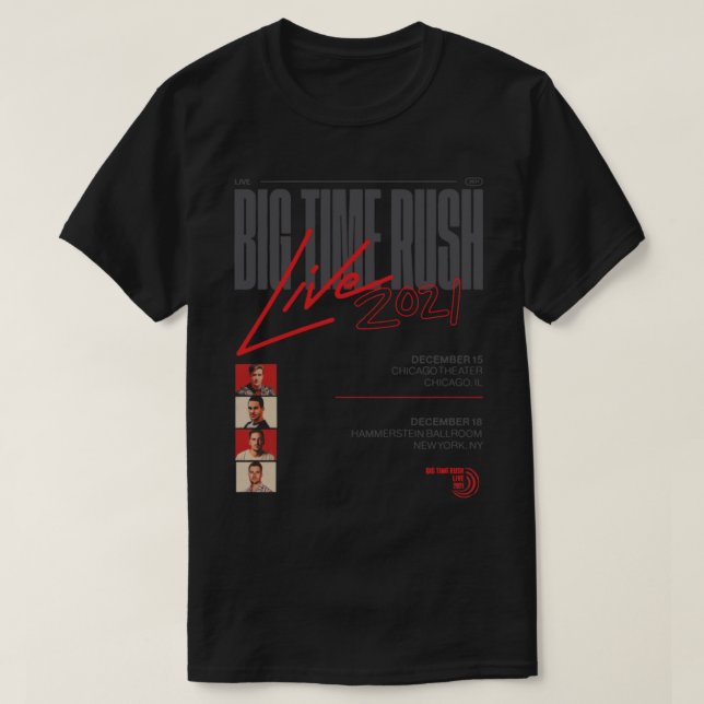 Btr big time rusning från 2021 t shirt (Design framsida)