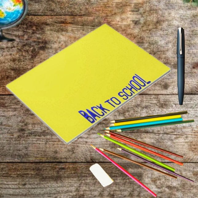 BTS Blue S-färg Anteckningsblock (A Notepad, with an urban design!)