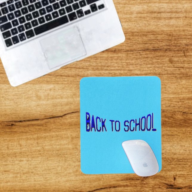BTS Blue S-färg Musmatta (This customized mouse pad, is sure to keep your mind on your studies, and also a nice distraction!)