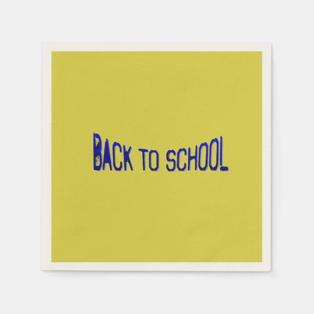 BTS Blue S-färg Pappersservett (Framsidan)