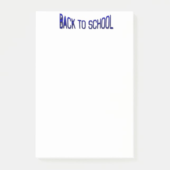 BTS Blue S-färg Post-it Block (Framsida)