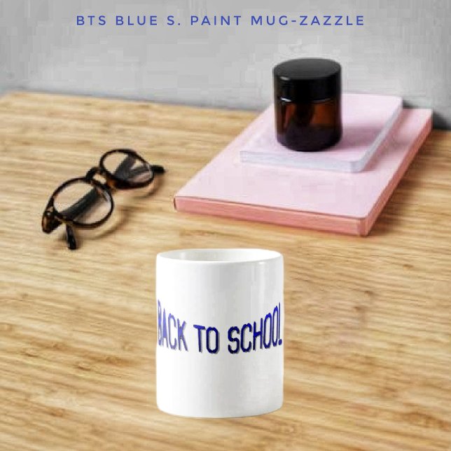 BTS-Blue-S.Paint Kaffemugg (Skapare uppladdad)