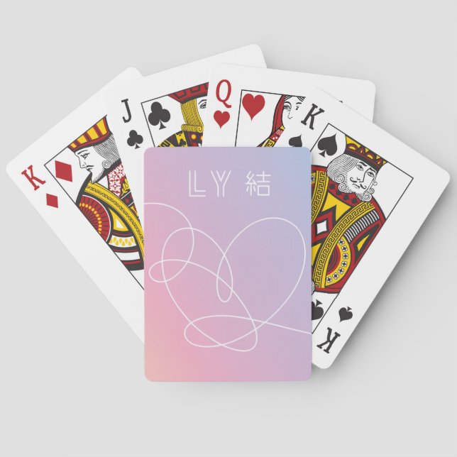 BTS "Kärlek Yourself: Response" Casinokort (Baksidan)