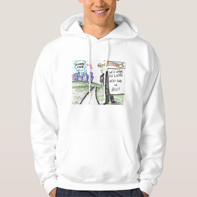 BTS på väghoodie Hoodie (Framsida)