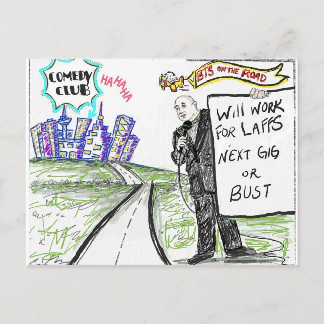 BTS på vykortet för väg Vykort (Framsida)