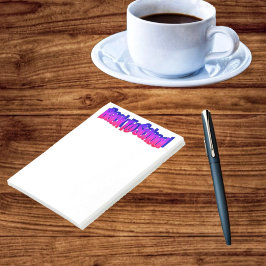 BTS-Red-Blue Post-it Block