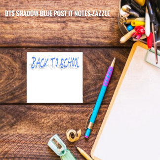 BTS Shadow Blue Post-it Block