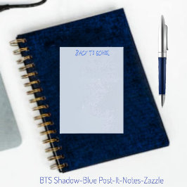 BTS Shadow Blue Post-it Block