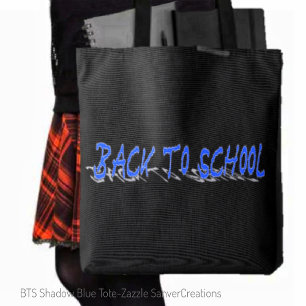 BTS Shadow Blue Tote Tygkasse