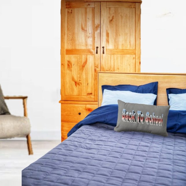 BTS-Three-Tone Lumbarkudde (This BTS Three-Tone Lumbar Pillow, should fit right, in your home, away from home!)