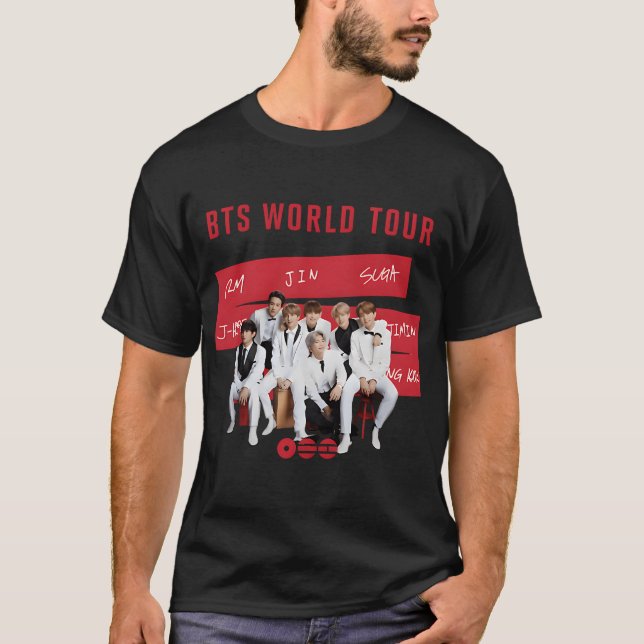 Bts Världsturné 2026 T Shirt (Framsida)
