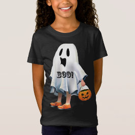 Bu! Bus eller godsak T-shirt för Halloween