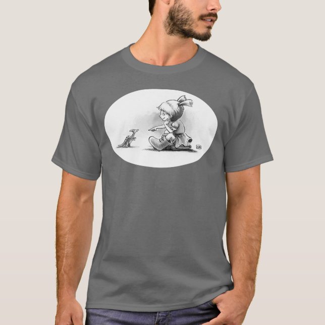 Bu Dinosaurutslagsplats T-shirt (Framsida)