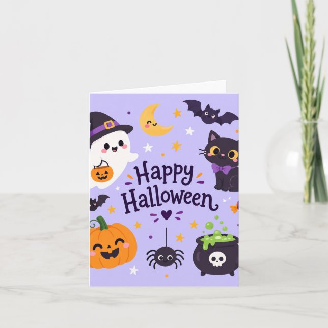 bu halloween inbjudan (Framsida)