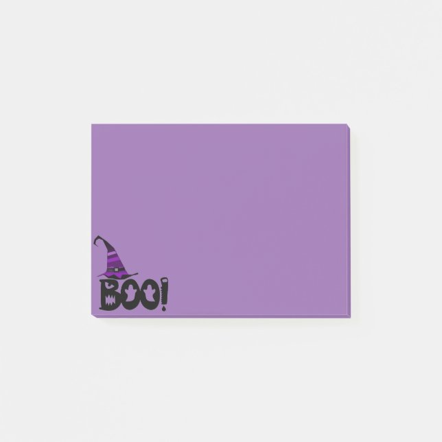 Bu! med hatt post-it block (Framsida)