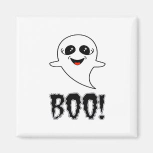 Bu! Söt Liten Halloween Av Lucas Retro Klassiker Magnet