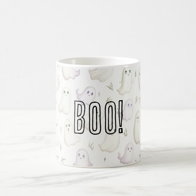 Bu! Spöken Halloween Kaffemugg (Center)