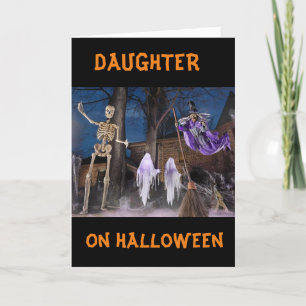 "BU TILL DIG" **DOTTER** GLAD HALLOWEEN KORT