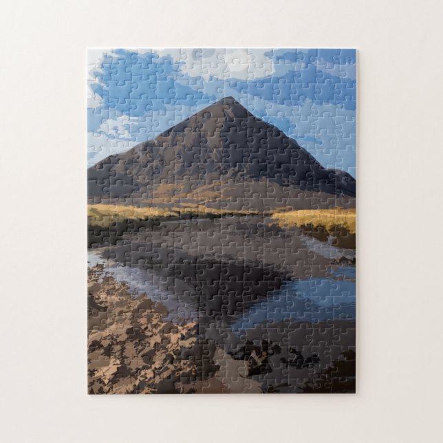 Buachaille Etvive Mhor Vintage Stil Poster Pussel (Vertikal)