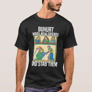 Bubad Fanatics Renaissance of Long Sword Fences T Shirt