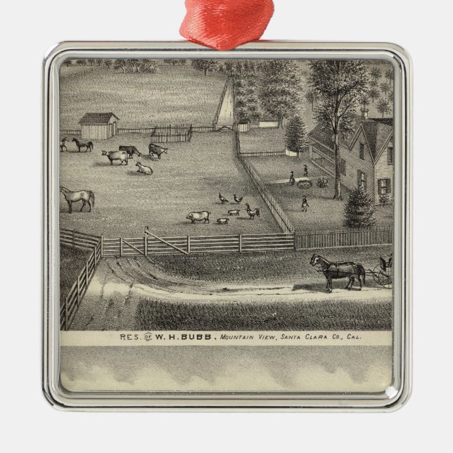 Bubb uppehåll julgransprydnad metall (Framsidan)