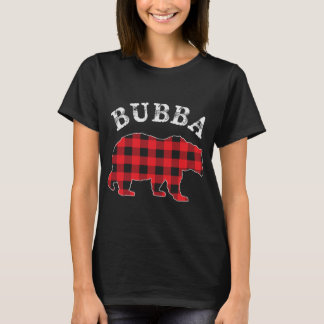 BUBBA Bear RED Black Buffalo Play Mamma Checkerboa T Shirt