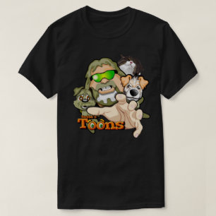 Bubba, Frodo, Nate och Simba i Katten T Shirt