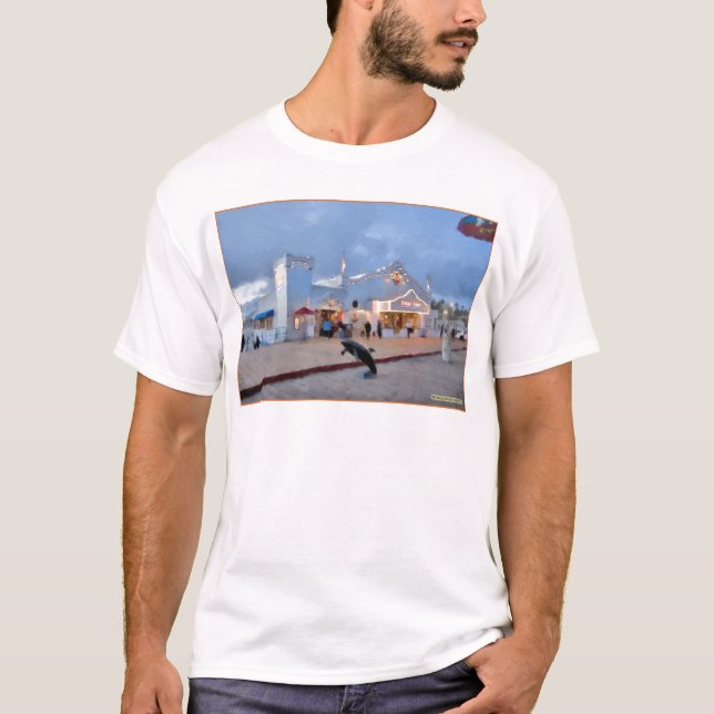 "Bubba Gump räka Co. "Grundläggande T-tröja Tee Shirt (Framsida)