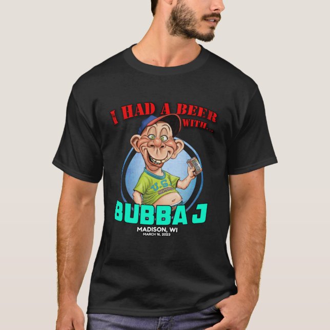 Bubba J Madison WI 2023 T Shirt (Framsida)