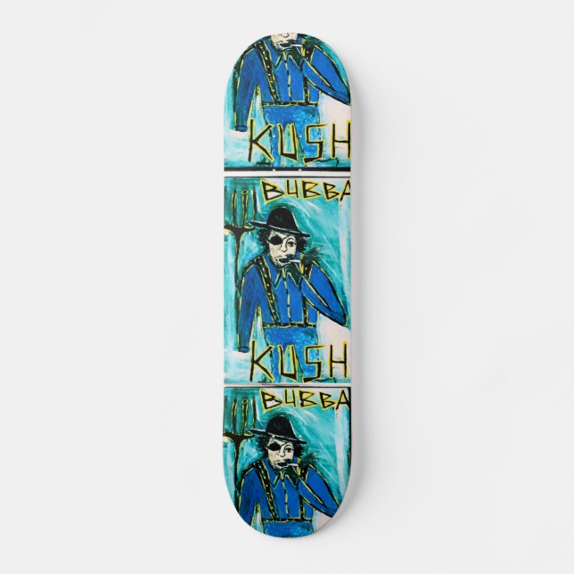BUBBA KUSH MINI SKATEBOARD BRÄDA 18,7 CM (Framsida)