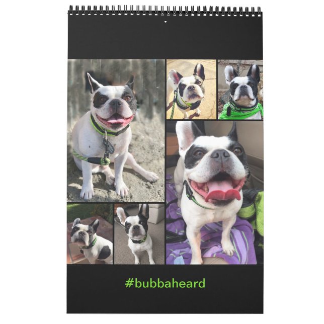 Bubba Louie kalender 2019 (Baksida)
