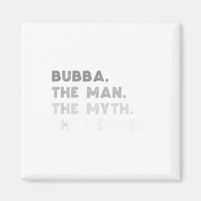 Bubba Mannen Myten Legenden Cool Bubba Tank  Magnet (Framsidan)