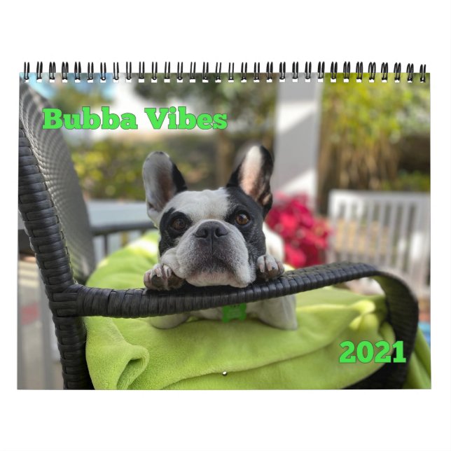 BUBBA VIBE CALENDAR 2021 KALENDER (Omslag)
