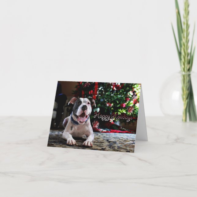 Bubbas julönskningar helgkort (Framsida)