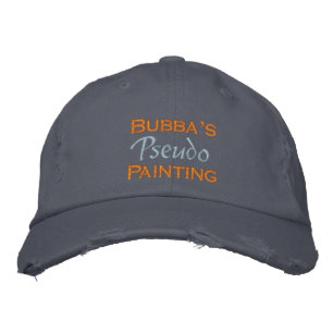 Bubbas målning broderad keps
