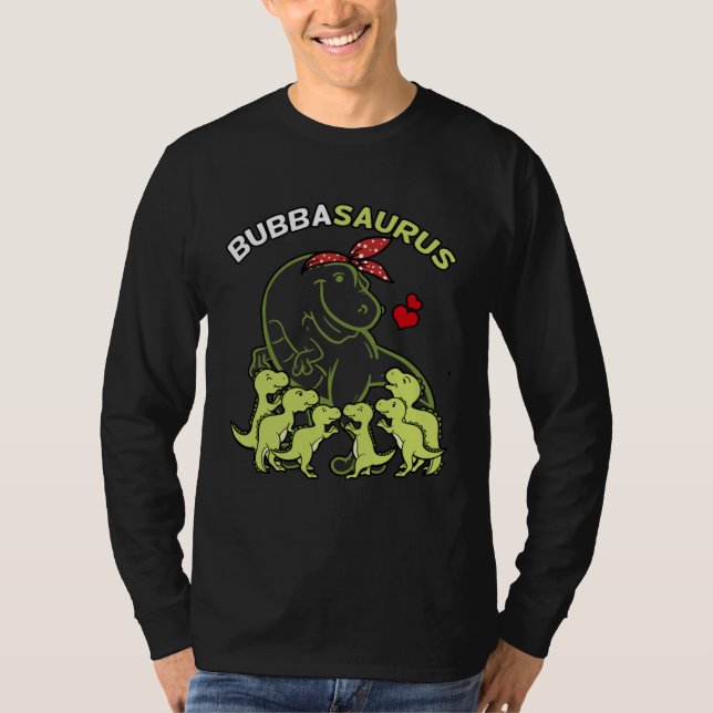 Bubbasaurus Bubba 6 Kids Dinosaur Mother s Day T Shirt (Framsida)