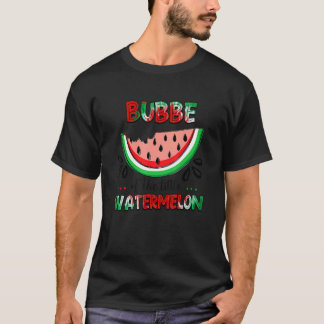 Bubbe av den lilla vattenmelonens sommarmatchnings t shirt