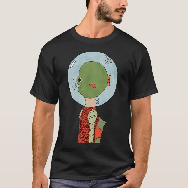 Bubbel fisk t shirt (Framsida)