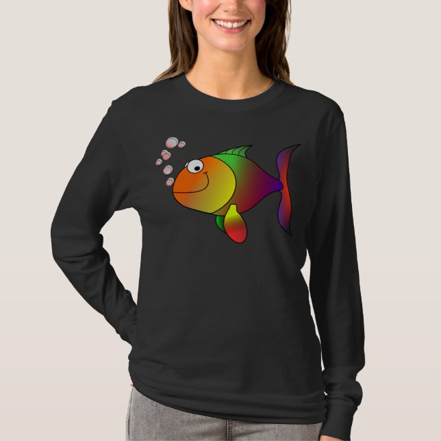 Bubbel Fisk T Shirt (Framsida)