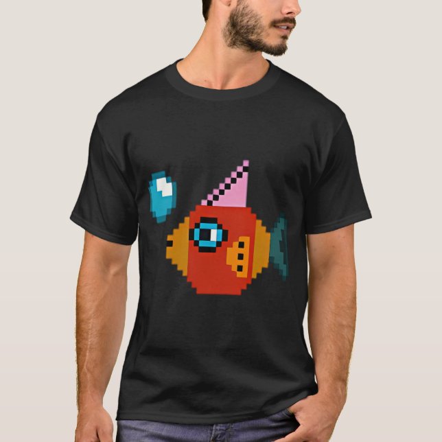 bubbel fisk t shirt (Framsida)