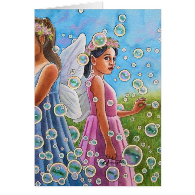 BubbelÄlvor Hälsningskort (Framsidan)
