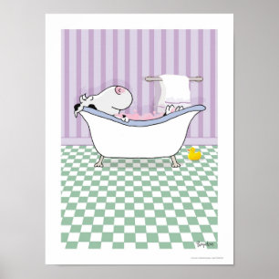 BUBBELBADKOaffisch av Sandra Boynton Poster