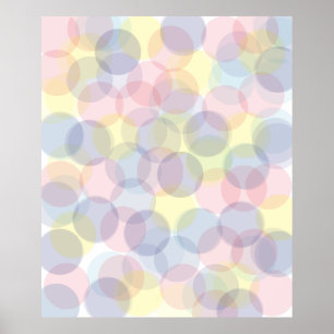 Bubbelglädje Barnkammare Poster