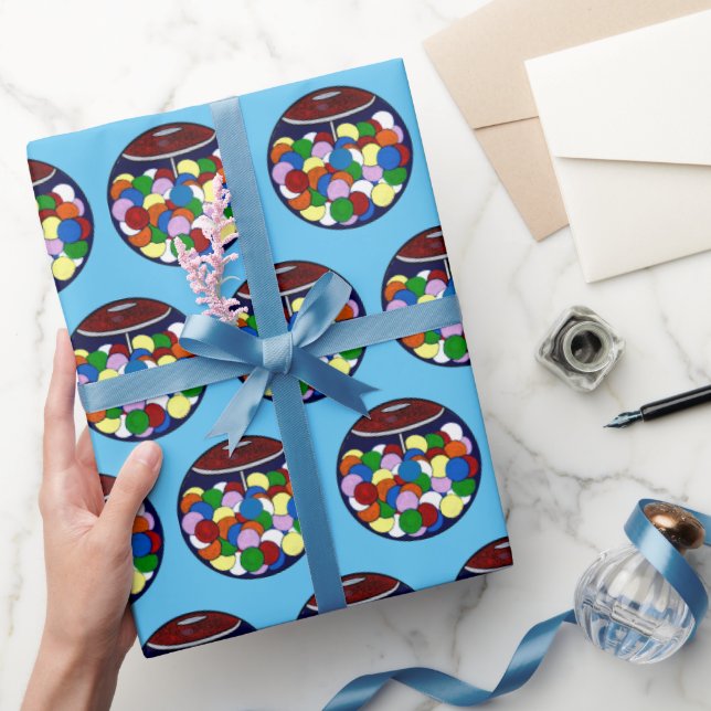 Bubbelgum, Bubbelgum i en dish Presentpapper (Gifting)