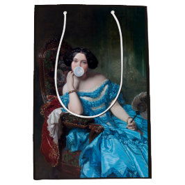 Bubbelgum Diva i blå satin