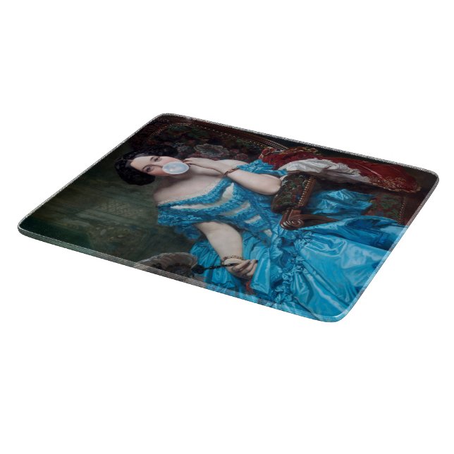 Bubbelgum Diva i blå satin (Hörn)